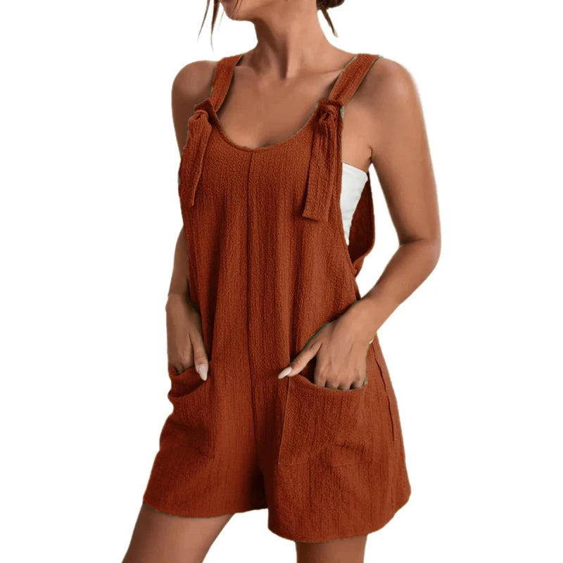 Strappy Pocket Summer Romper
