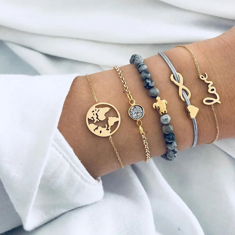 Boho Star Charm Bracelet