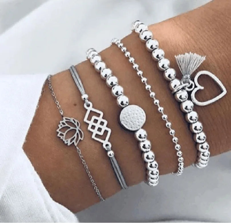 Boho Star Charm Bracelet