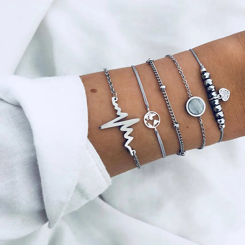 Boho Star Charm Bracelet