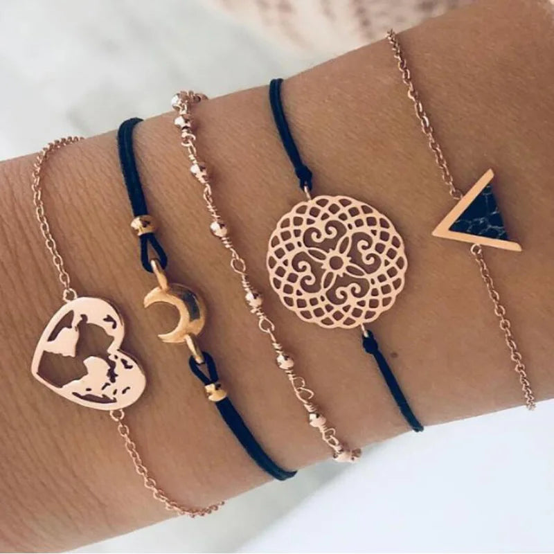 Boho Star Charm Bracelet