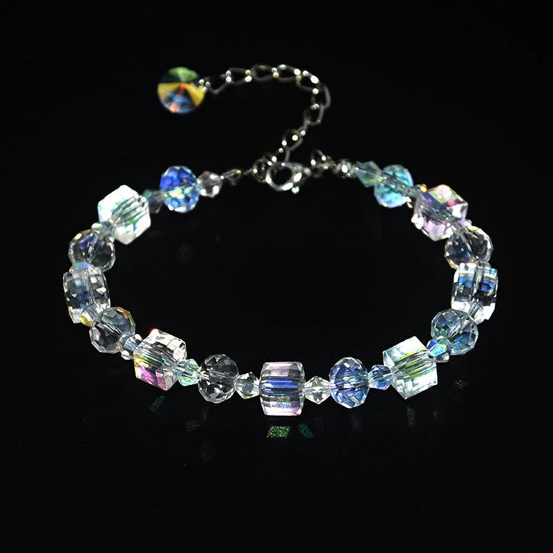Flash Crystal Beaded Bracelet