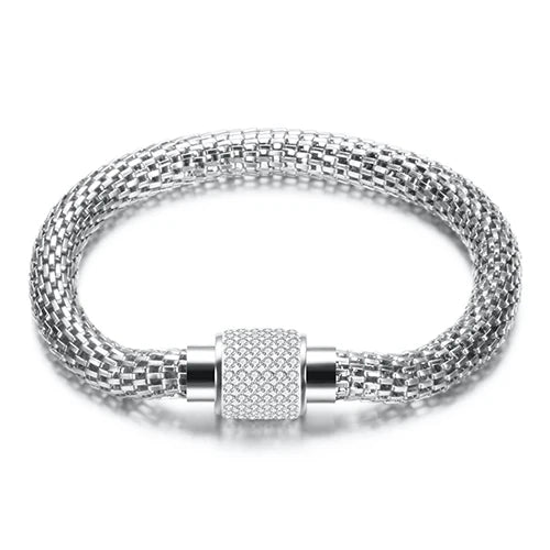 Crystal Magnet Charm Bracelet