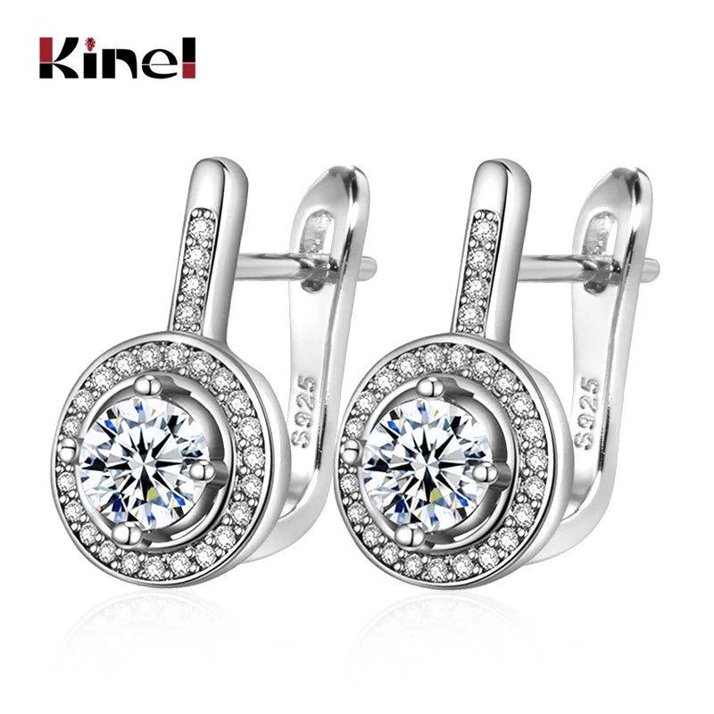 Rose Gold Zircon Studs