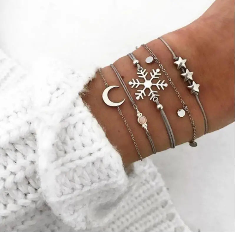 Boho Star Charm Bracelet