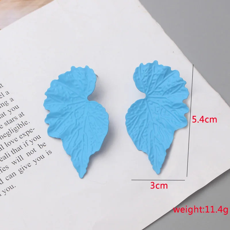 Blue Butterfly Drop Earrings