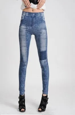 Stretch Denim Look Jeggings