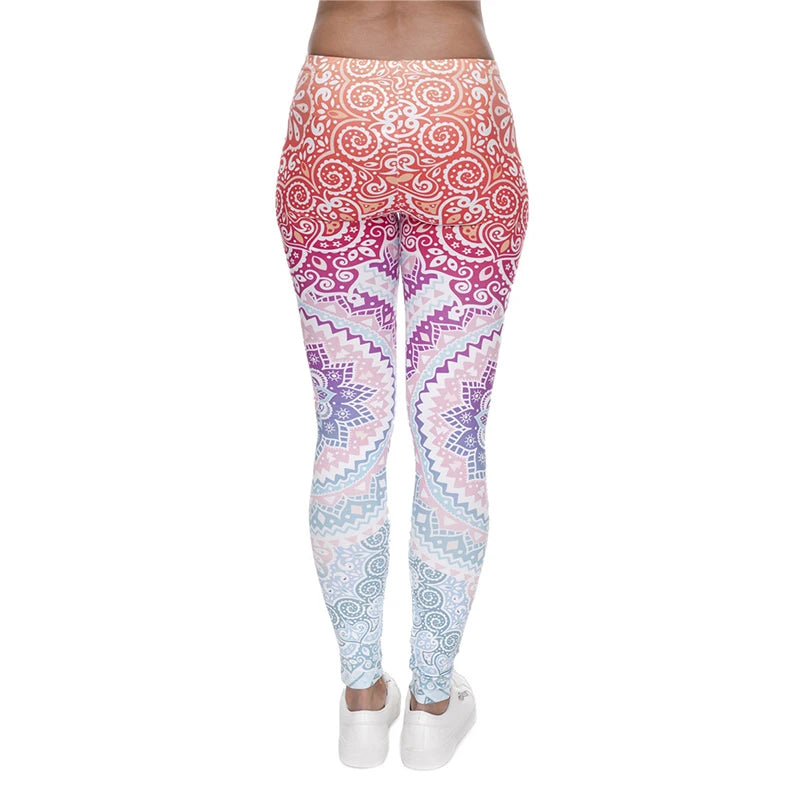 Aztec Ombre Stretch Leggings
