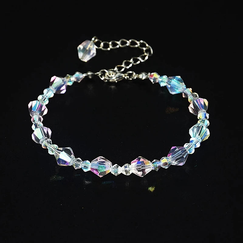 Flash Crystal Beaded Bracelet