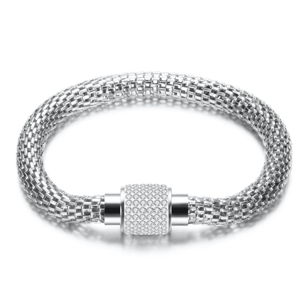 Crystal Magnet Charm Bracelet