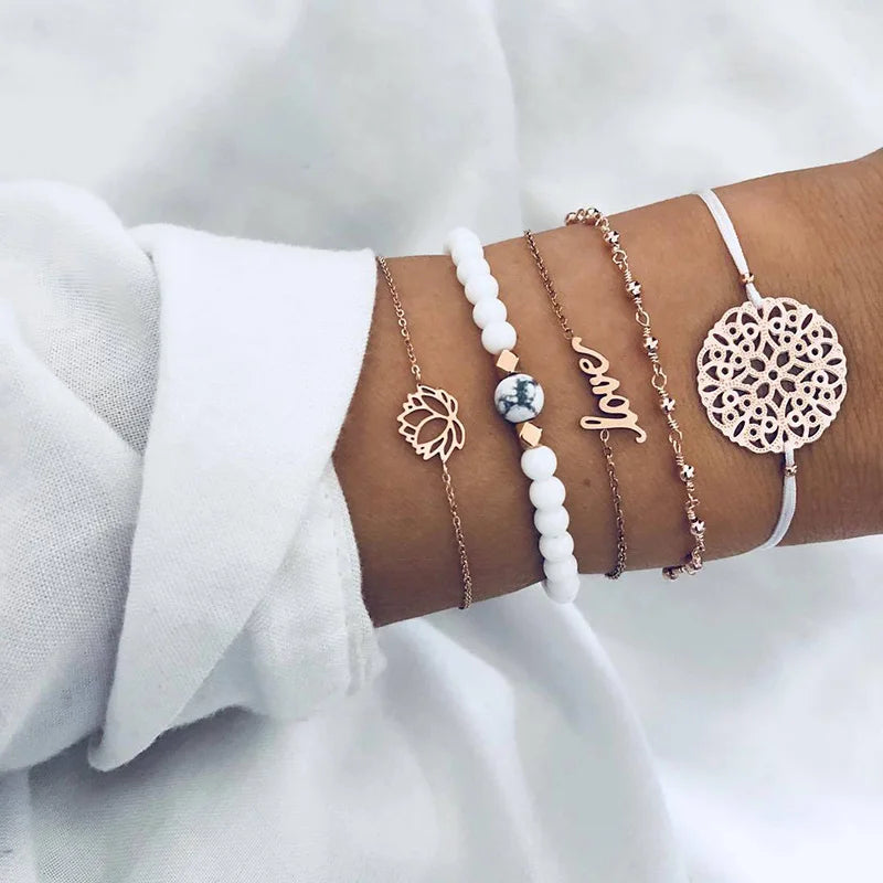 Boho Star Charm Bracelet