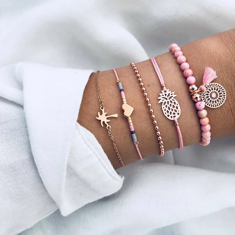 Boho Star Charm Bracelet