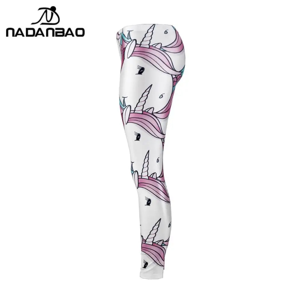 Unicorn Print Fitness Leggings