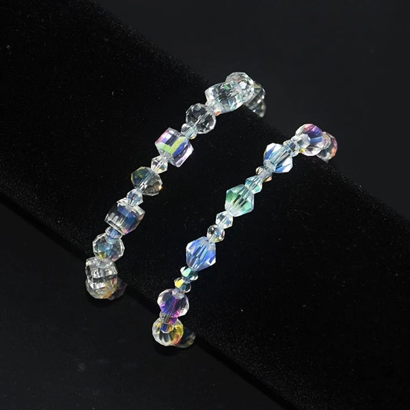 Flash Crystal Beaded Bracelet