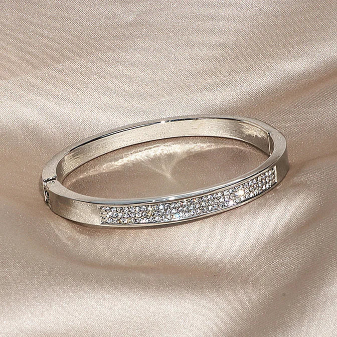 Crystal Cuff Bangle Bracelet