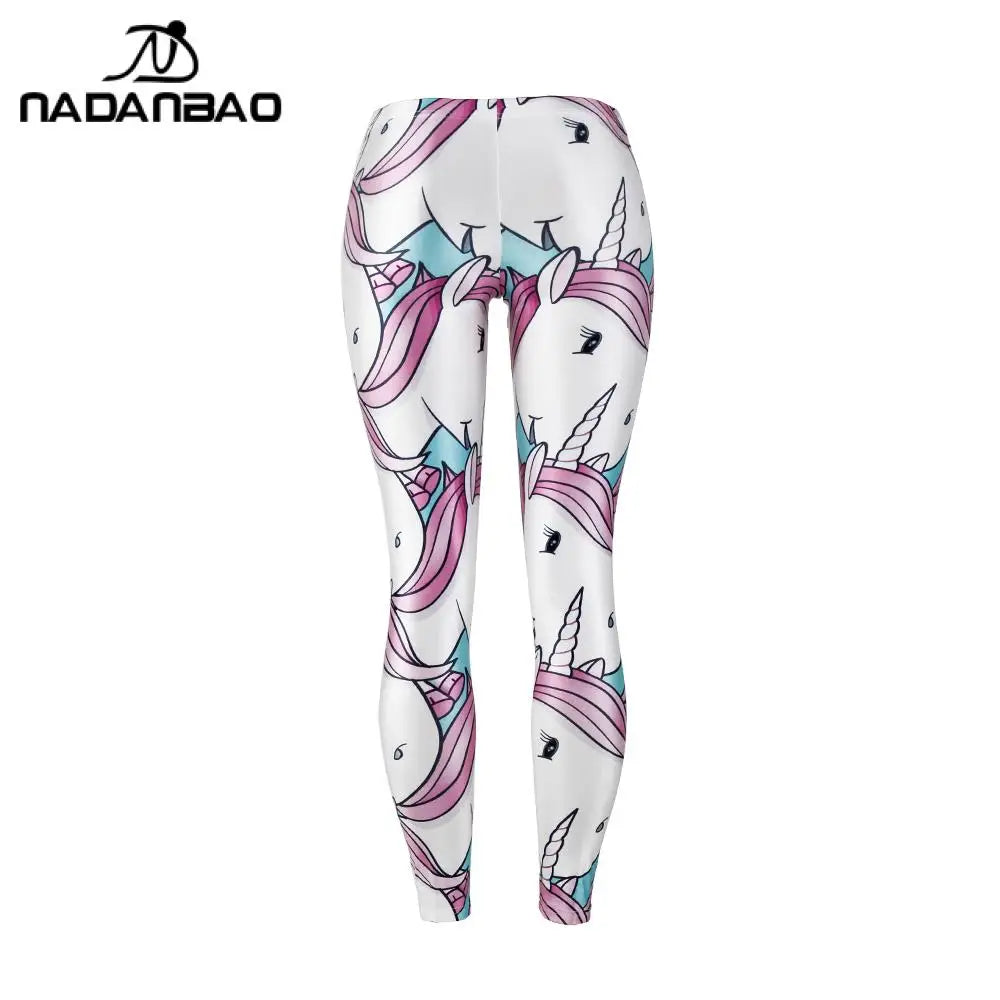 Unicorn Print Fitness Leggings