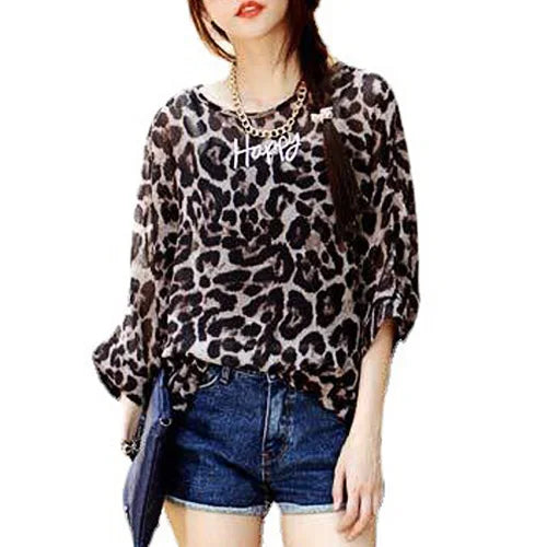 Batwing Boho Chiffon Blouse