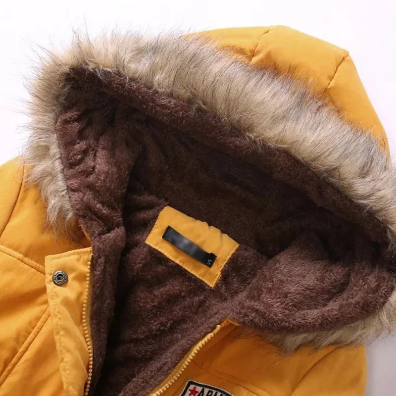 Thickened Hooded Winter Parka
