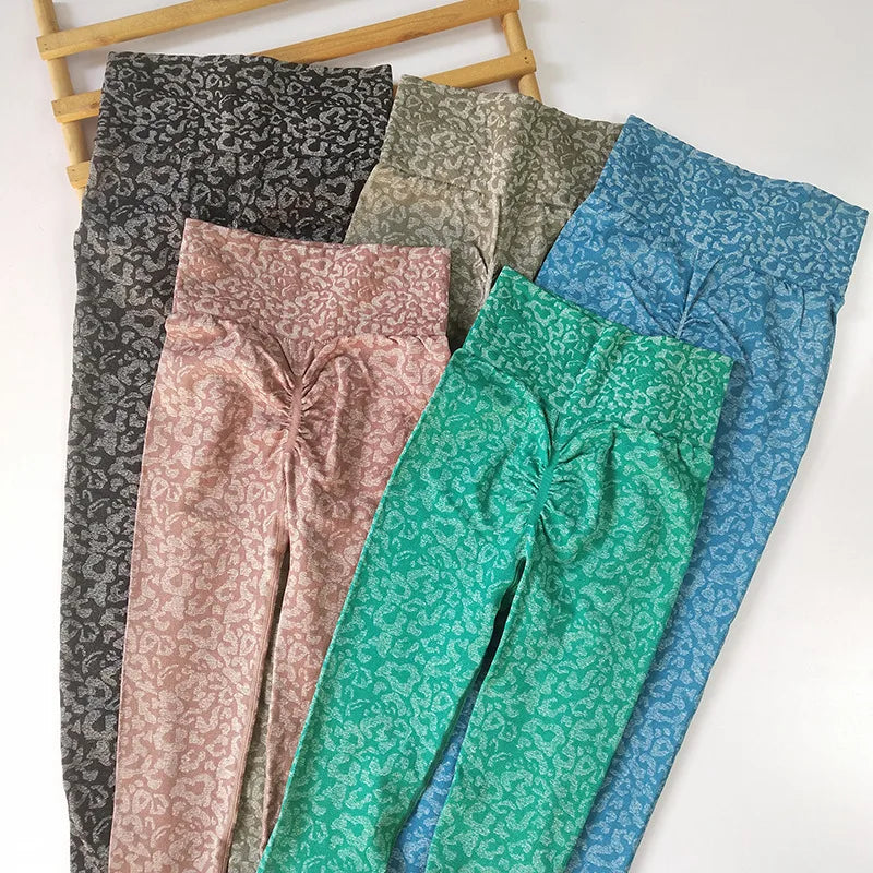 Leopard Seamless Yoga Leggings
