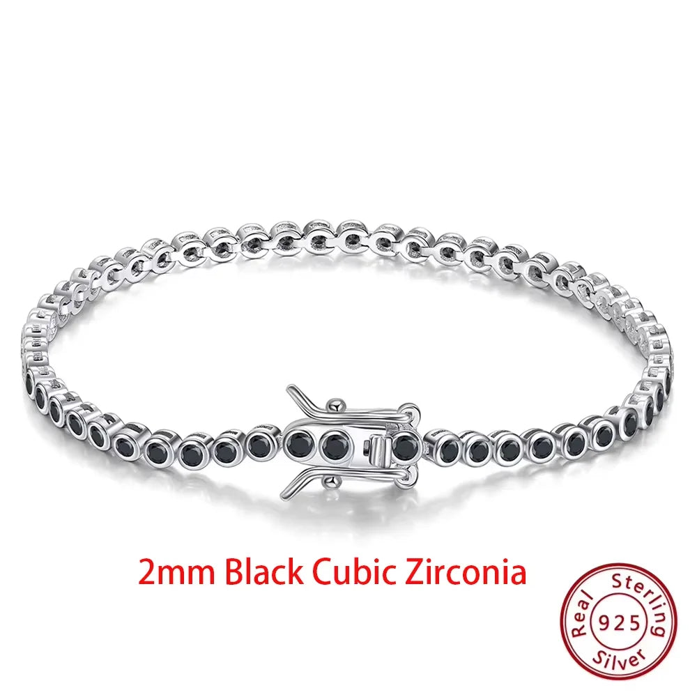 Sterling Zircon Tennis Bracelet