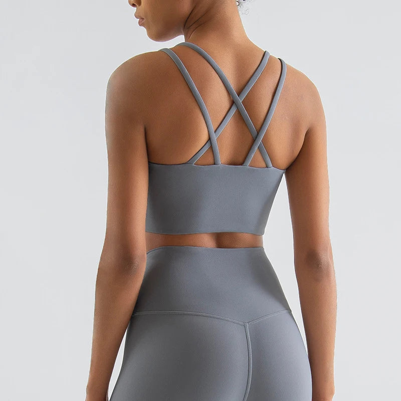 Cross Back Sports Bra