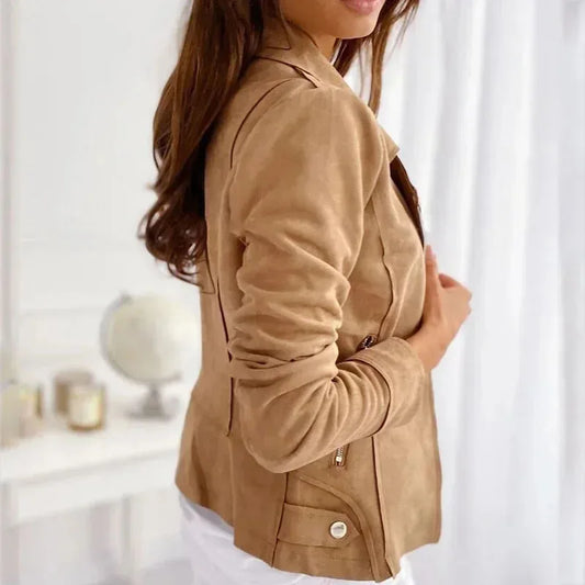 Cowboy Suede Boyfriend Jacket