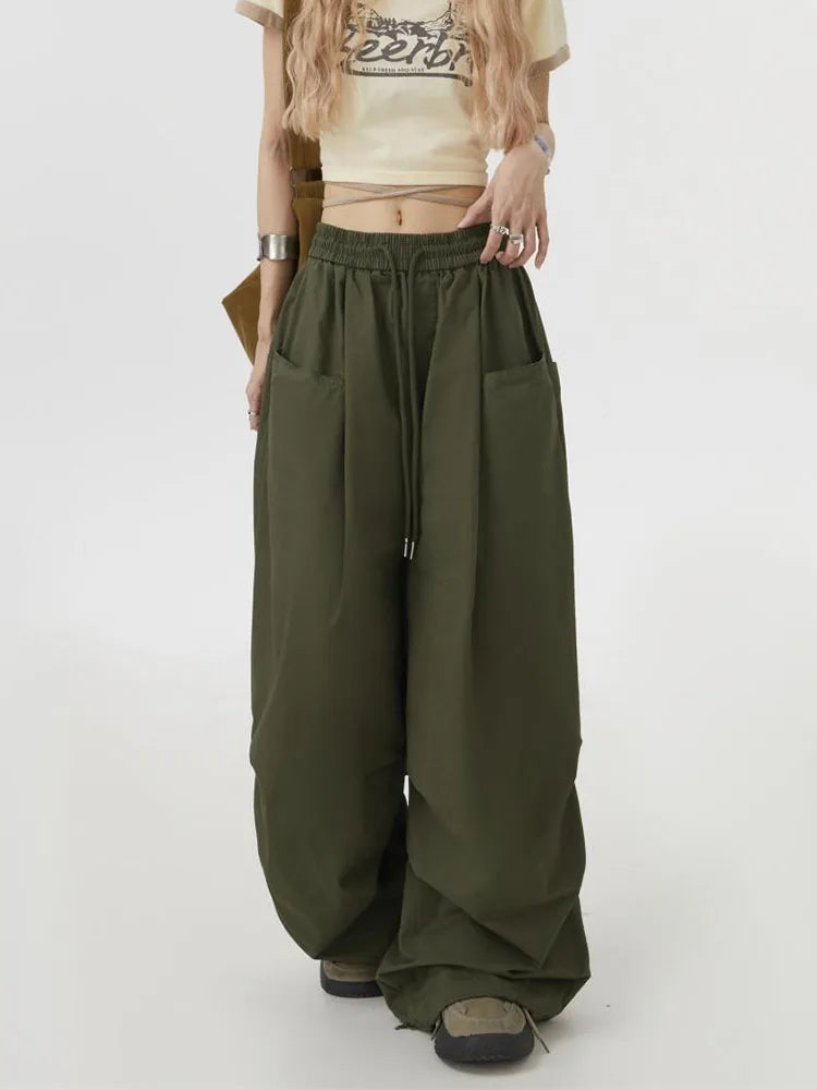 Y2K Cargo Wide Pants