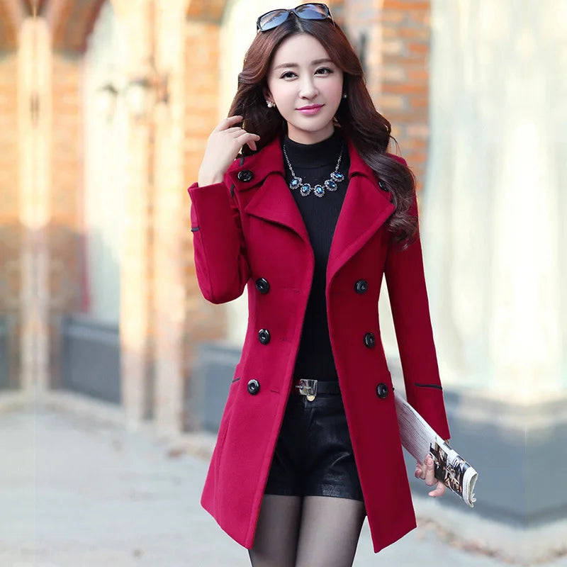 Double Breasted Wool Coat