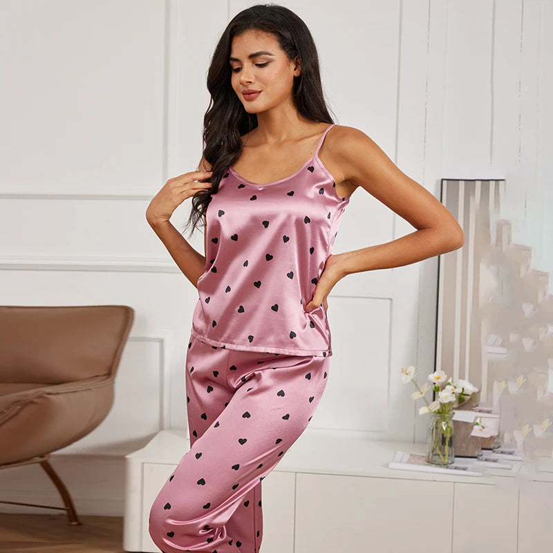 Satin Cami Pajama Set