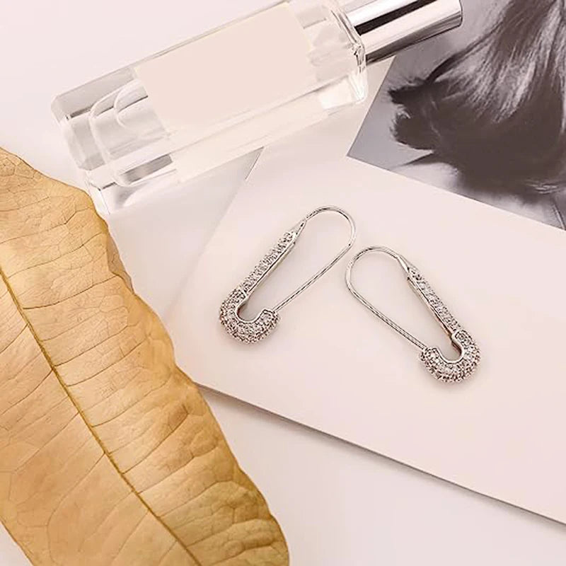 Paper Clip Hoop Earrings