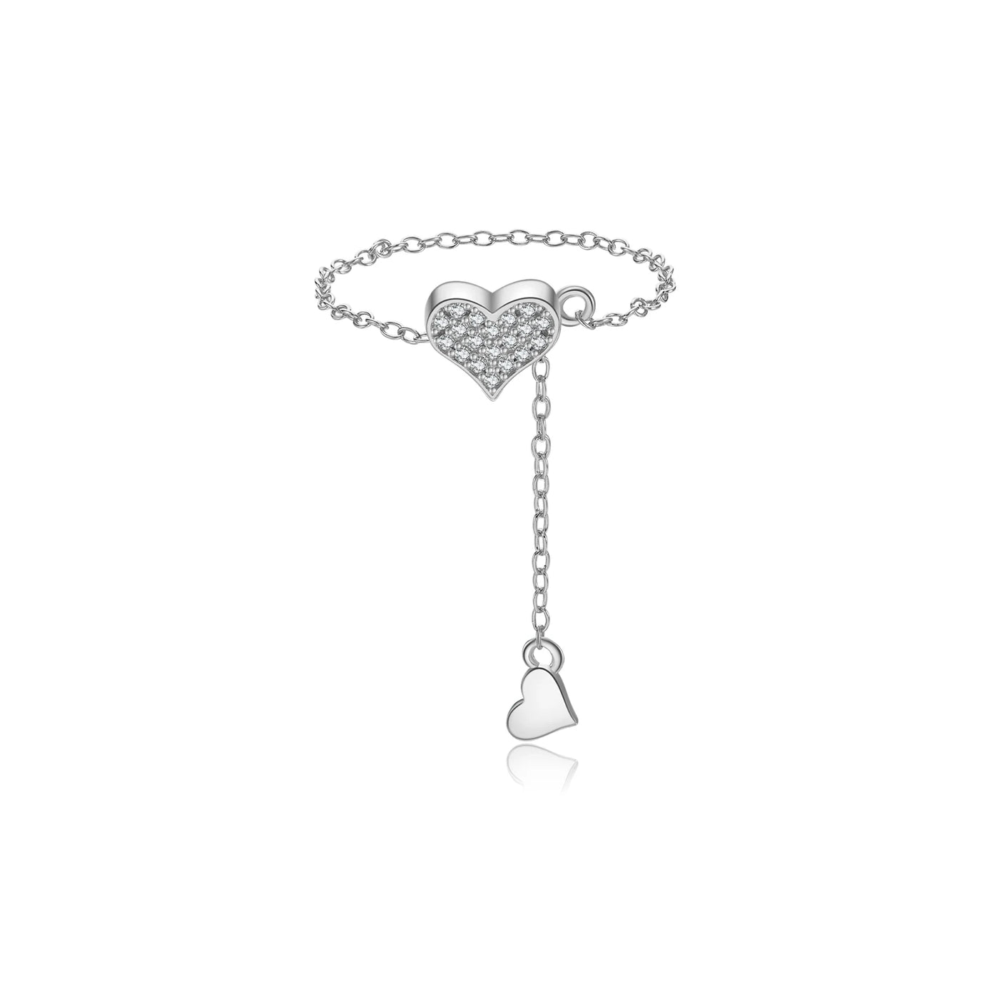 Sterling Heart Charm Necklace