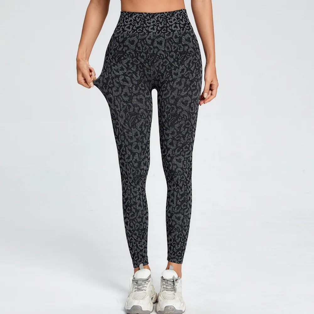 Leopard Seamless Yoga Leggings