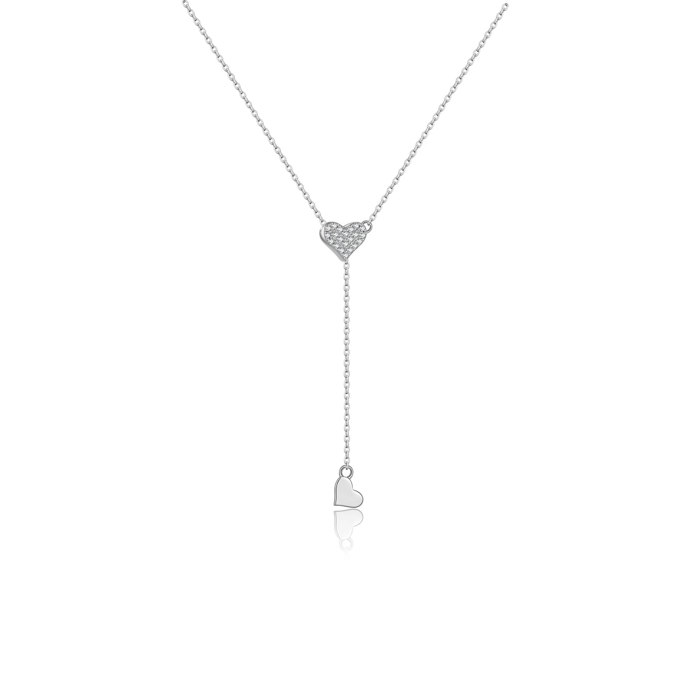 Sterling Heart Charm Necklace