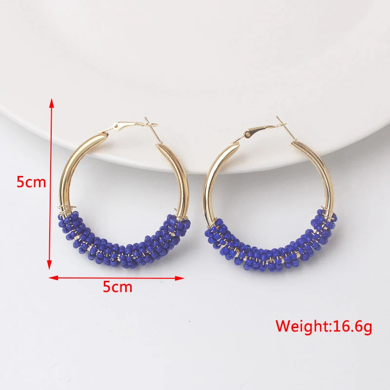 Blue Butterfly Drop Earrings