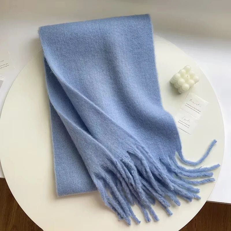 Long Tassel Winter Scarf