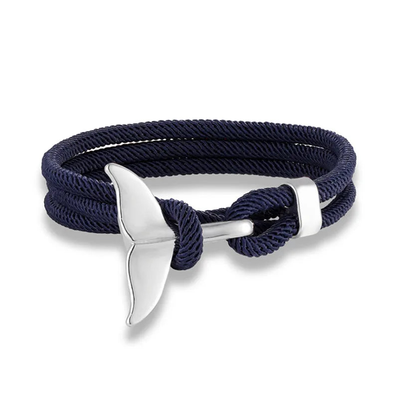 Whale Tail Anchor Bracelet