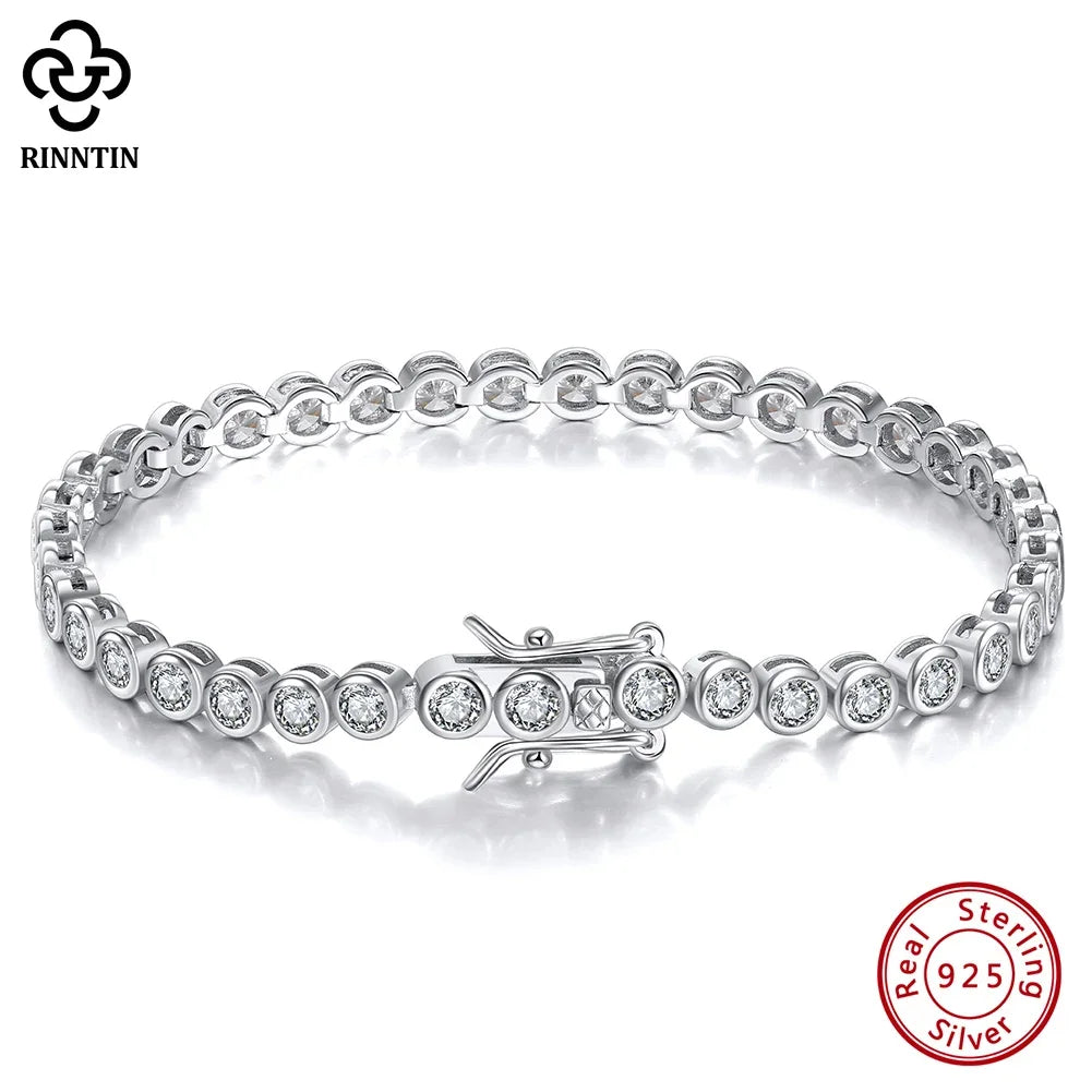 Sterling Zircon Tennis Bracelet