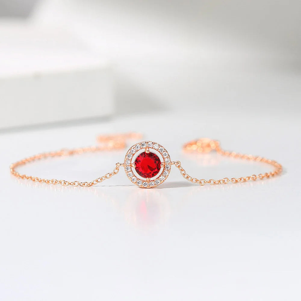 Zirconia Rose Gold Bracelet