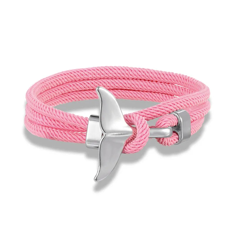 Whale Tail Anchor Bracelet