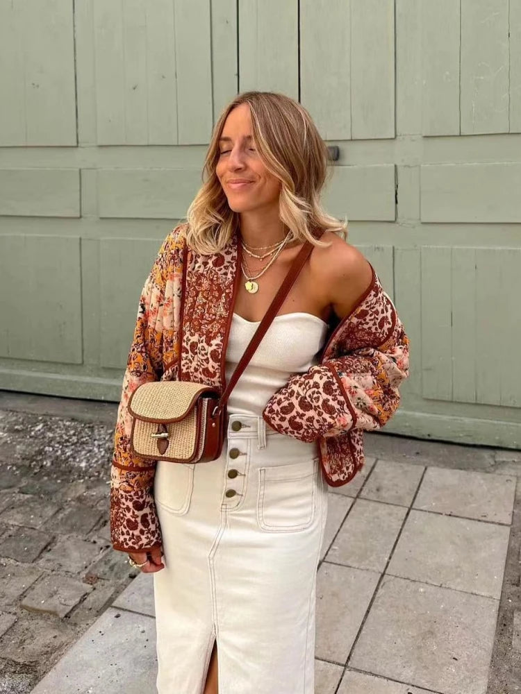Vintage Patchwork Cotton Coat