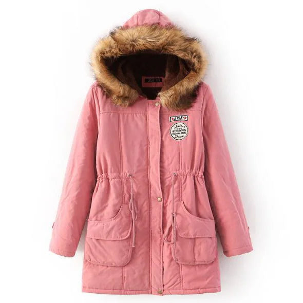 Thickened Hooded Winter Parka