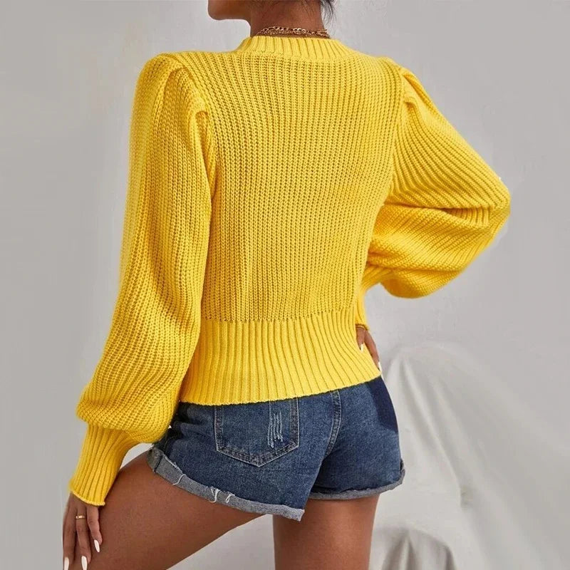 Loose Lantern Sleeve Sweater