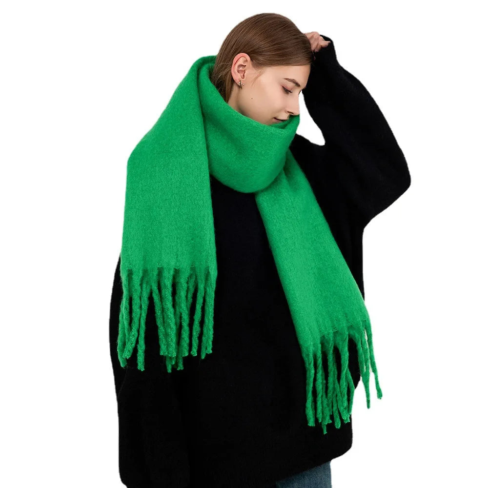 Long Tassel Winter Scarf