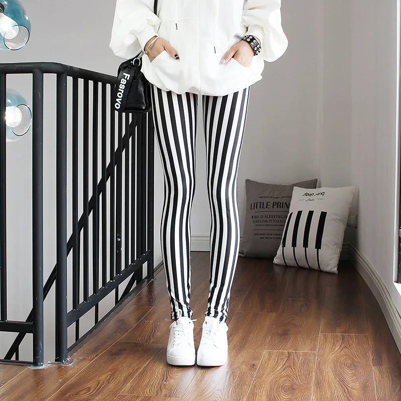 Colorful Patterned Fashion Leggings