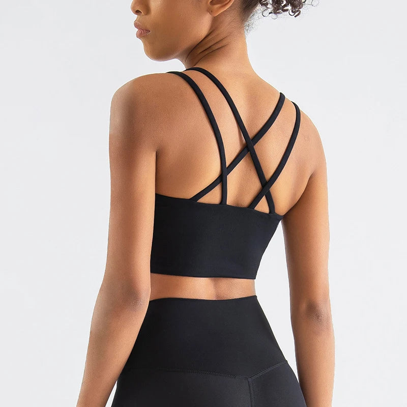 Cross Back Sports Bra
