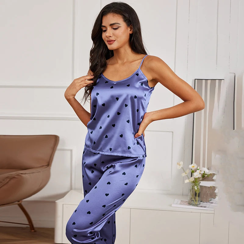 Satin Cami Pajama Set