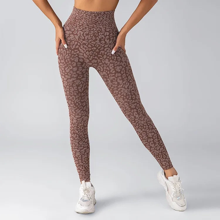 Leopard Seamless Yoga Leggings