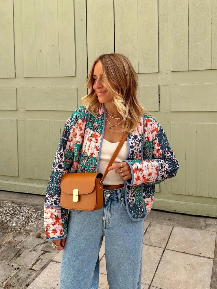 Vintage Patchwork Cotton Coat