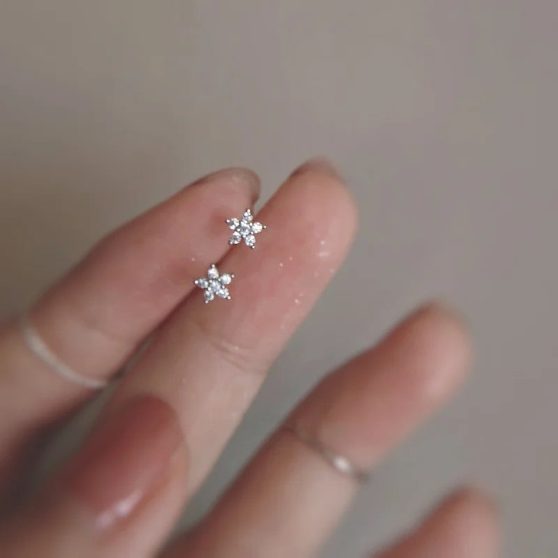 Gold Plated Zircon Studs