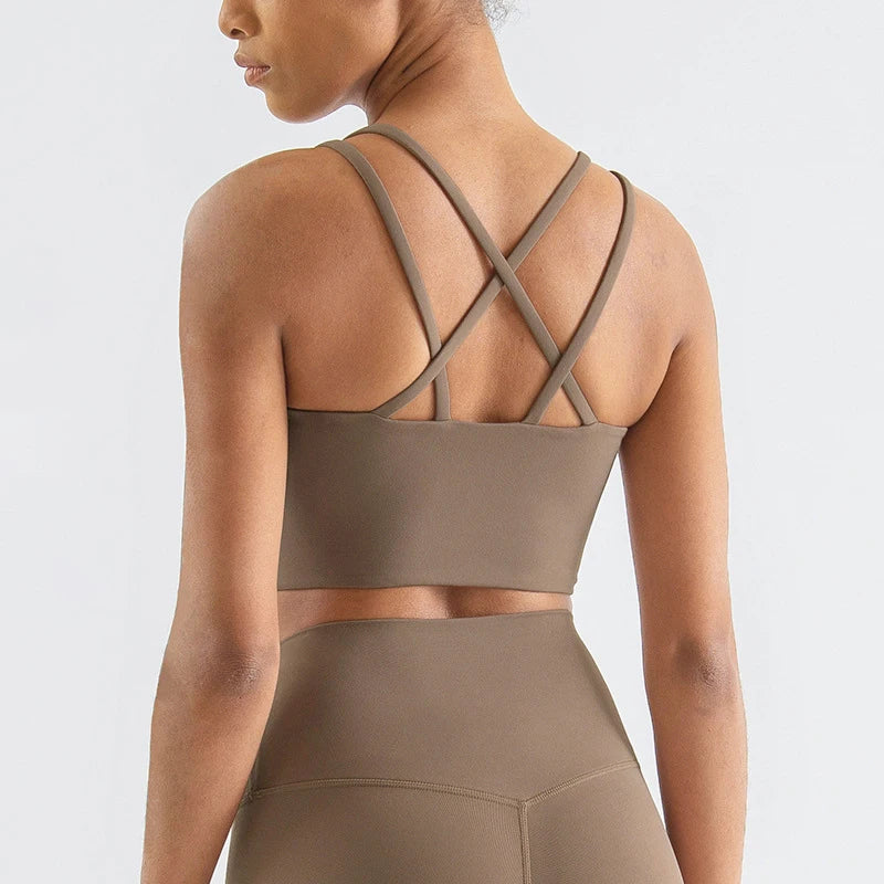 Cross Back Sports Bra